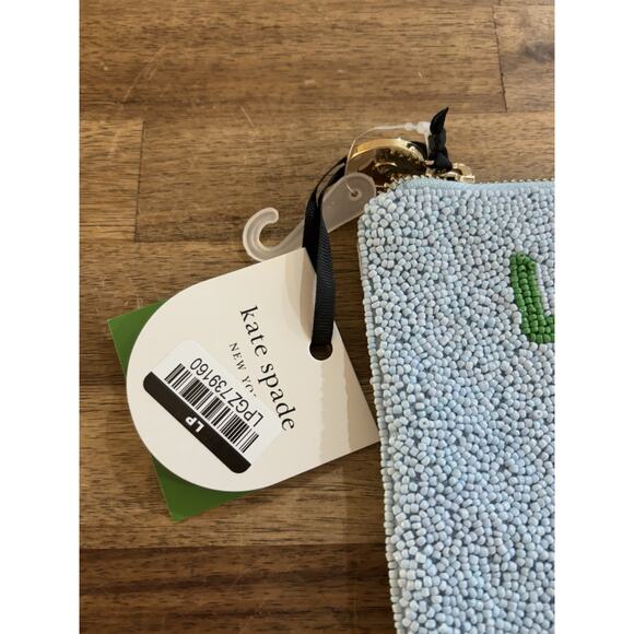 Kate Spade New York x Target Life of the Party Beaded Clutch Blue/ Green NWT - Picture 2 of 7